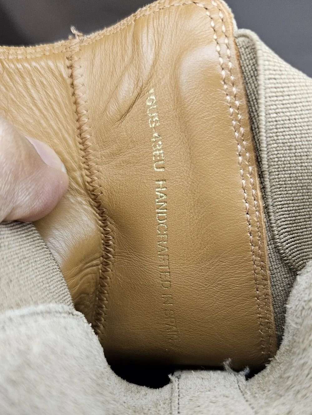 Oro Los Angeles Alicante Crepe Chelsea Boots Size 9